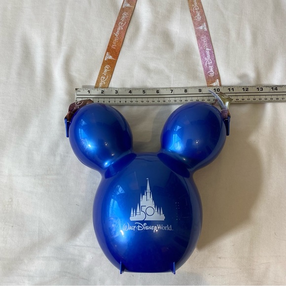 Mickey Walt Disney World Magic Kingdom hard plastic purse souvenir bag Mouse Ear - Picture 4 of 10